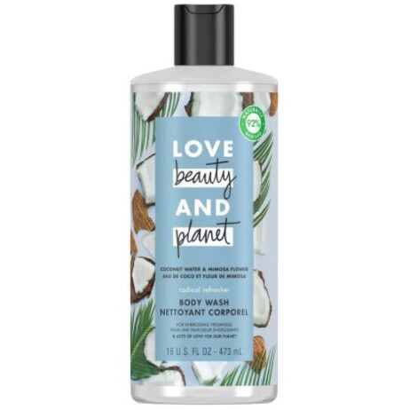 Love Beauty and Planet Radical Refresher Body Wash, Coconut Water & Mimosa Flower