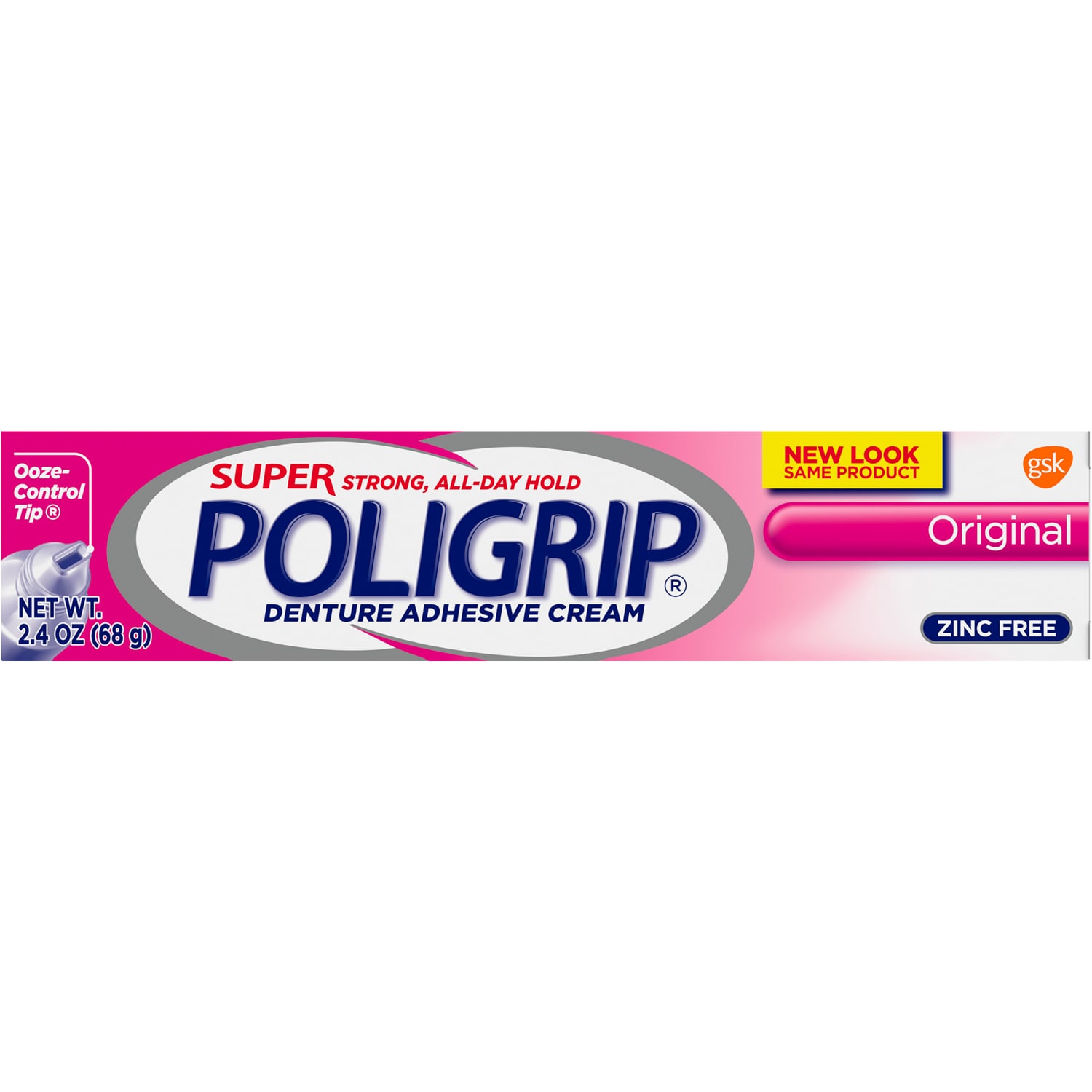 Poligrip Super Denture Adhesive Cream, Original