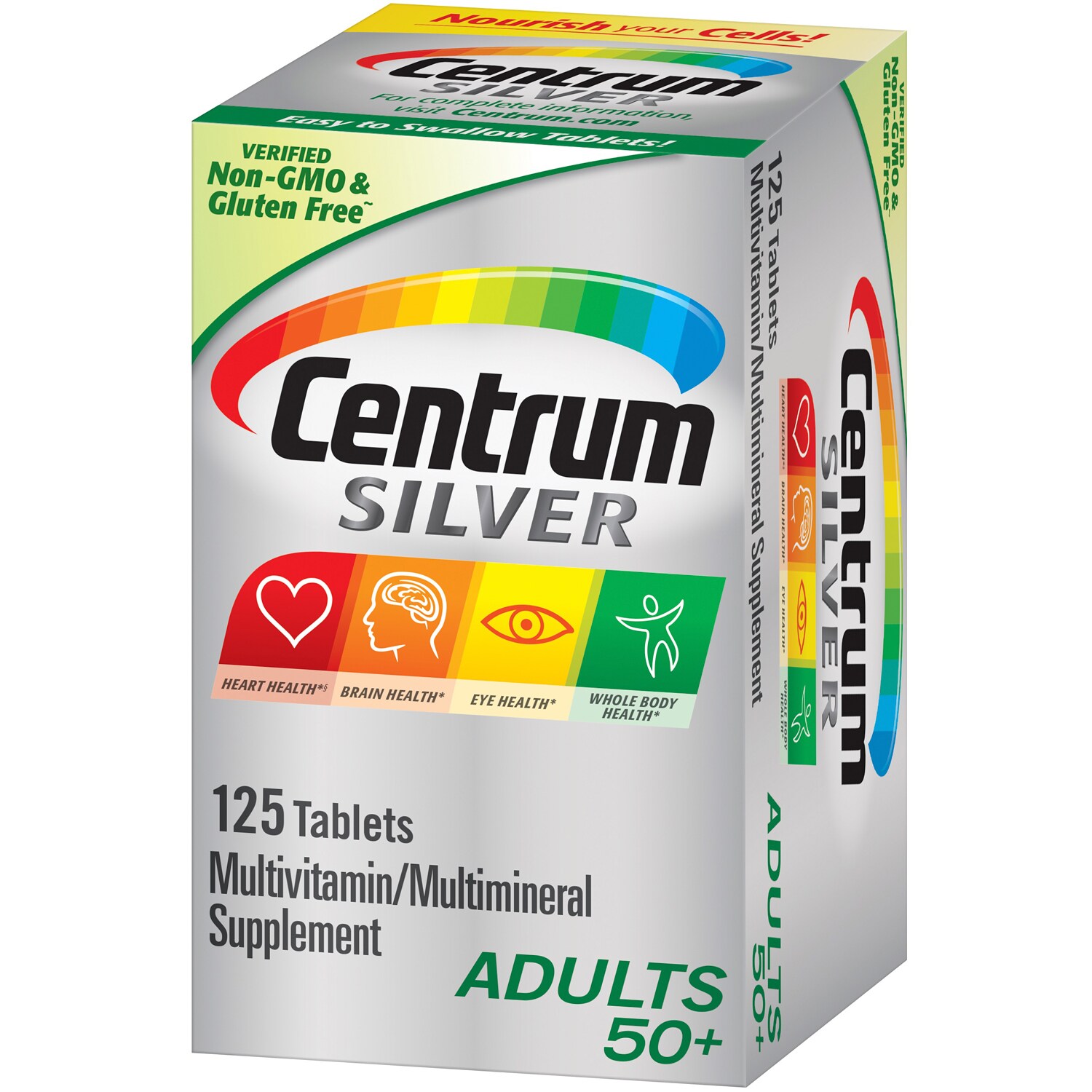 Centrum Silver Adults 50+ Multivitamin Multimineral Supplement Tablets