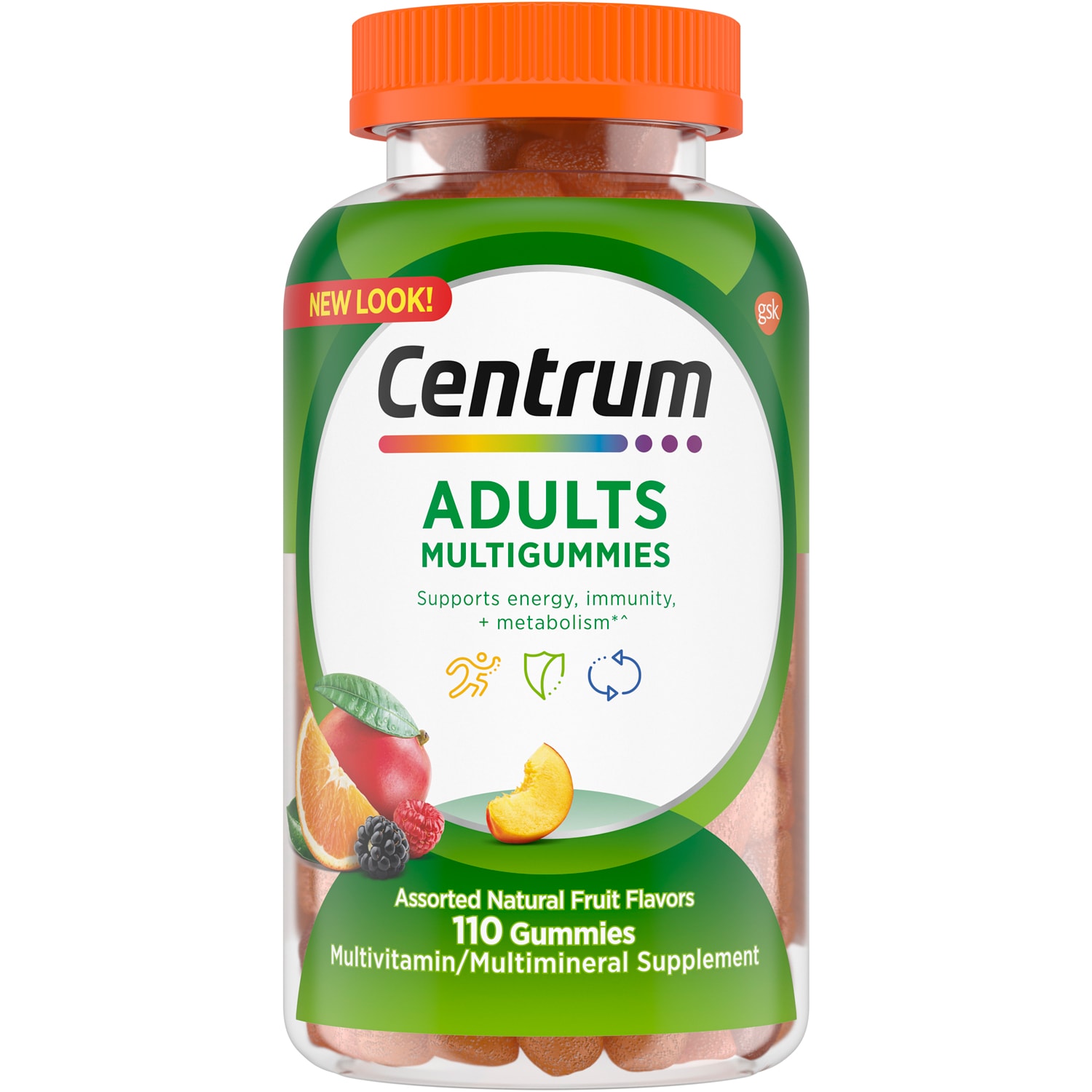 Centrum Adults MultiGummies, Assorted Fruit Flavors