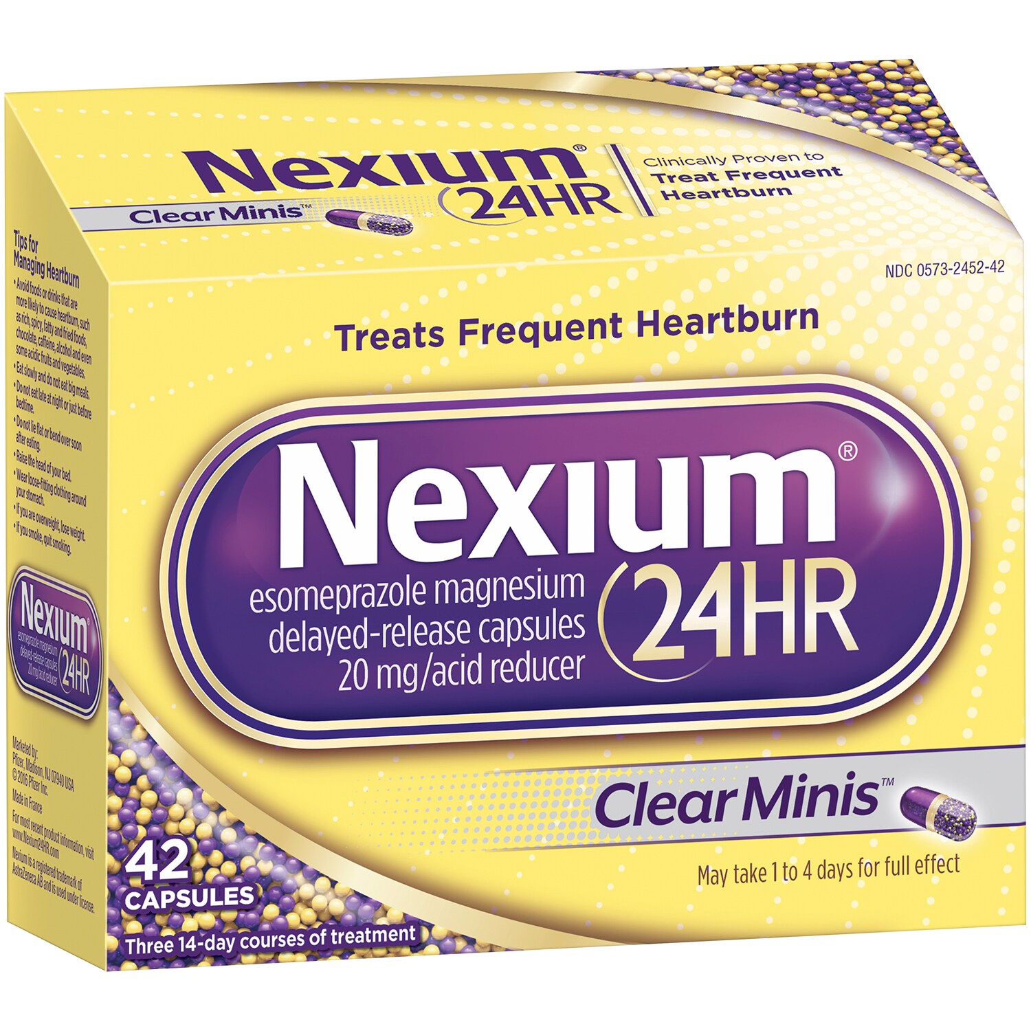 Nexium 24-Hour Heartburn Treatment ClearMinis Capsules