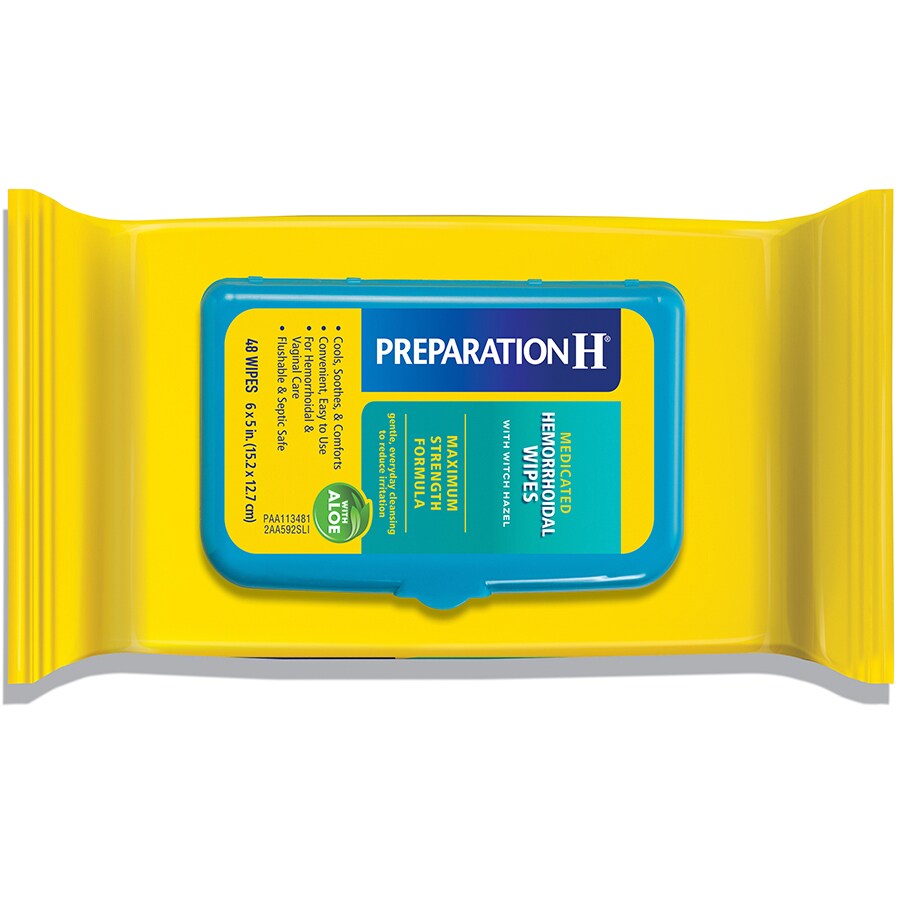 Preparation H Maximum Strength Medicated Hemorrhoidal Wipes