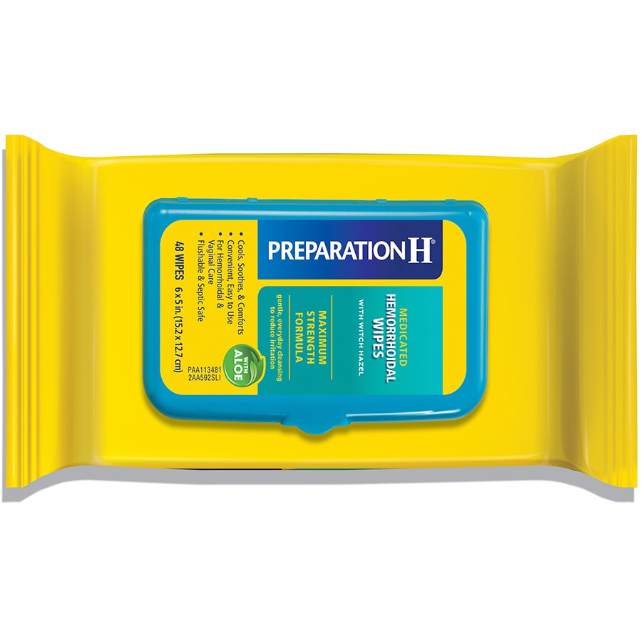 Preparation H Maximum Strength Medicated Hemorrhoidal Wipes