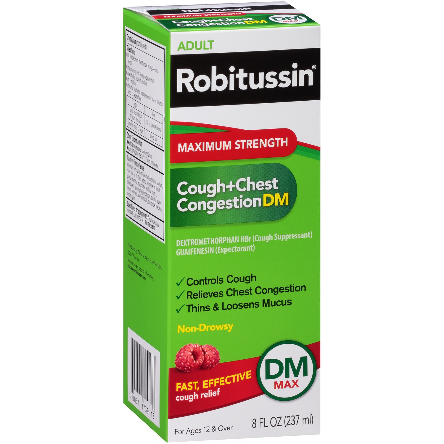 Robitussin Adult Maximum Strength Cough + Chest Congestion DM