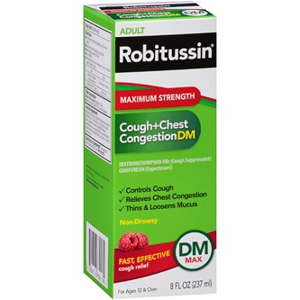 Robitussin Adult Maximum Strength Cough + Chest Congestion DM