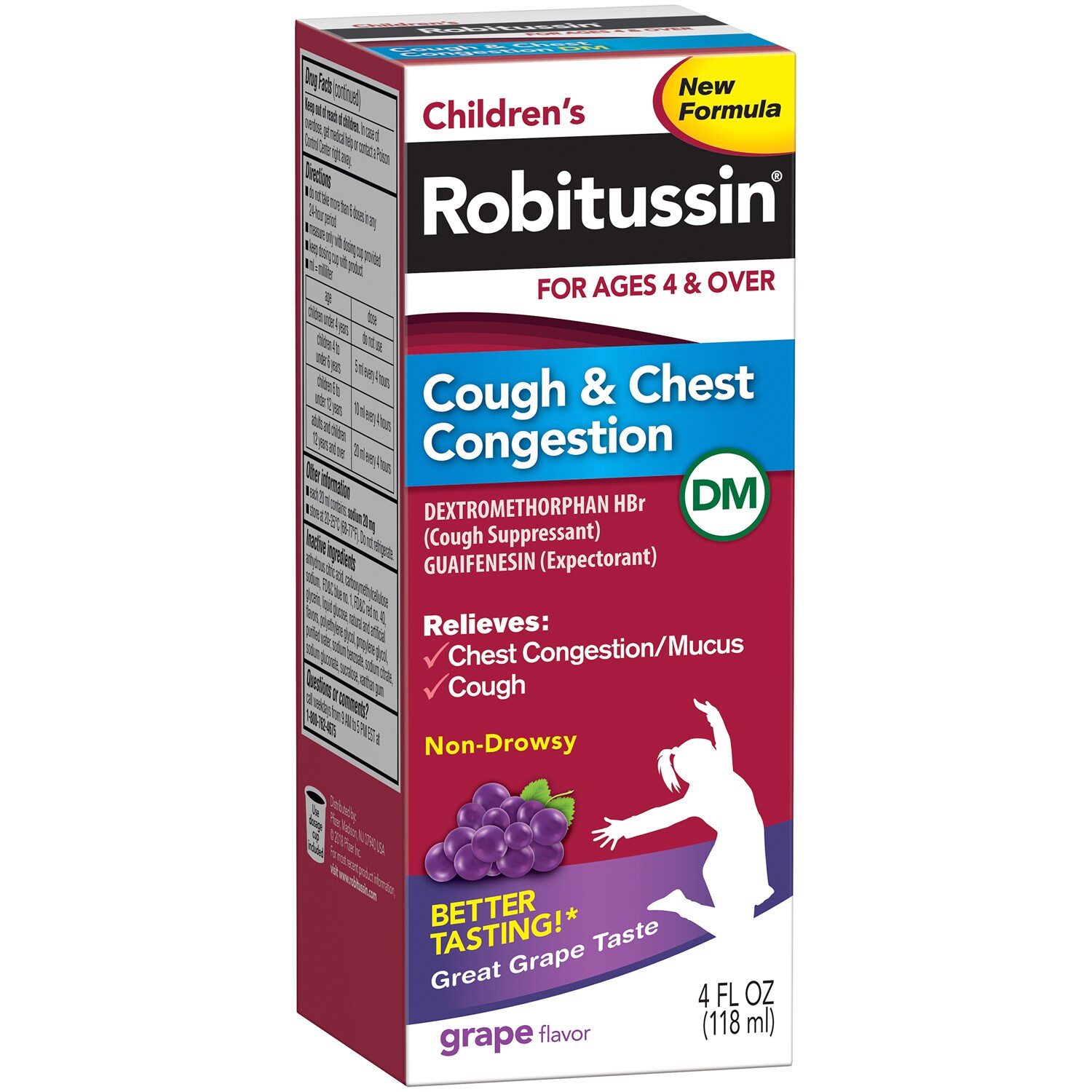 Robitussin Children's Cough & Chest Congestion, Grape