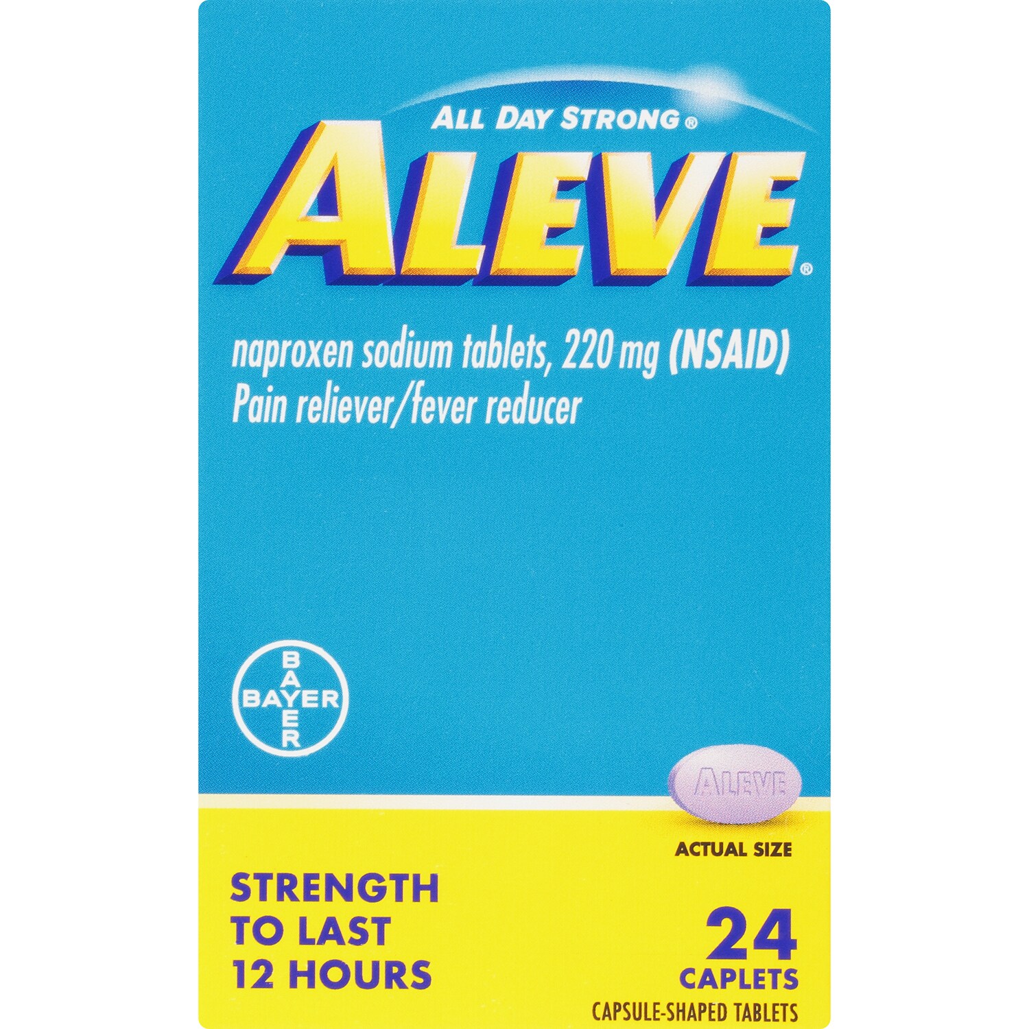 Aleve Naproxen Sodium Tablets, 220mg