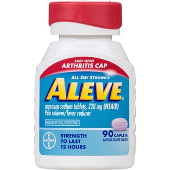 Aleve Naproxen Sodium Tablets, 220mg