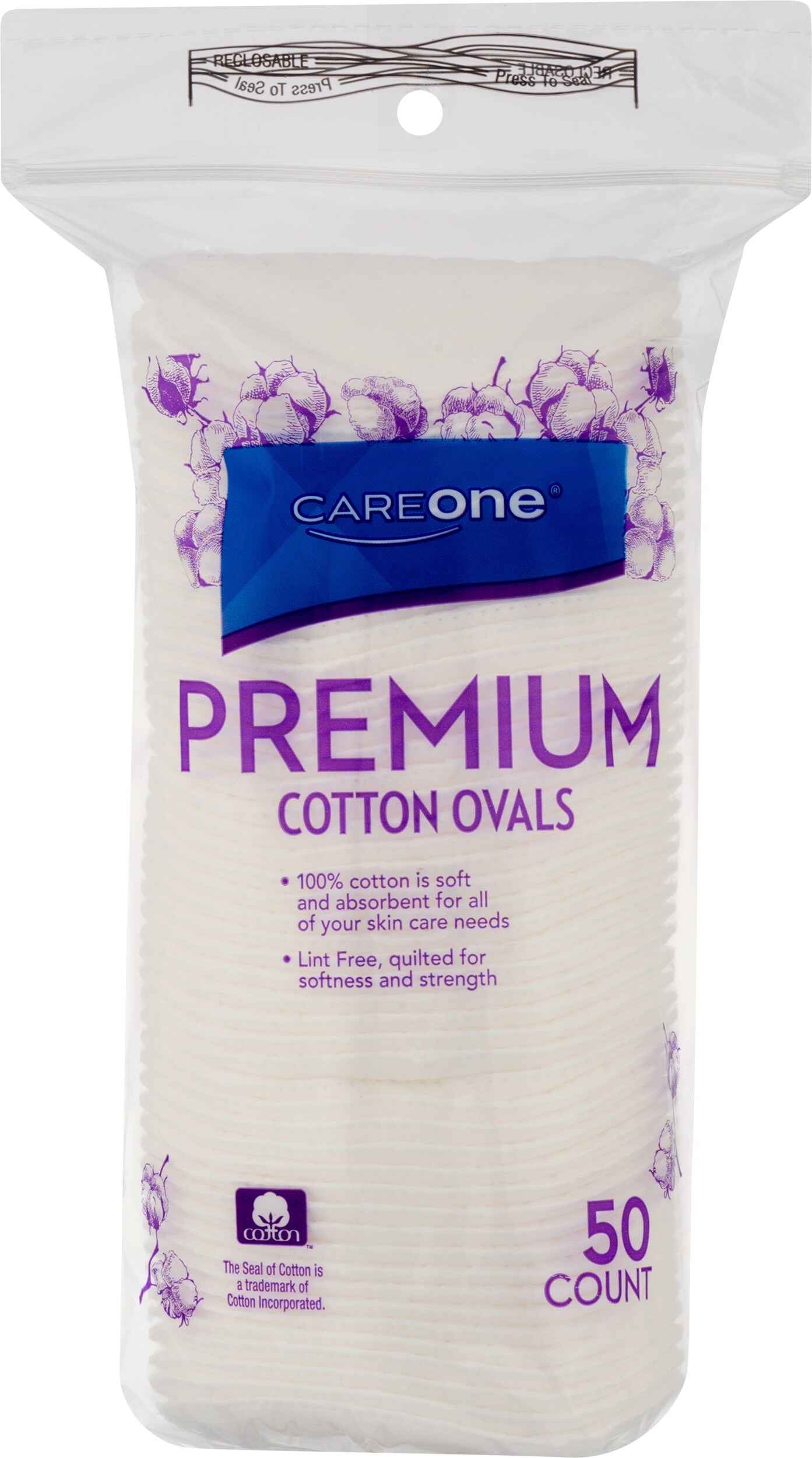 CareOne Premium Cotton Ovals FreshDirect