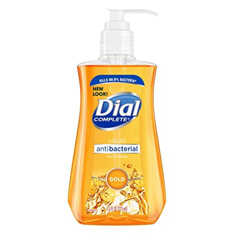Dial Complete Antibacterial Liquid Hand Soap, Gold