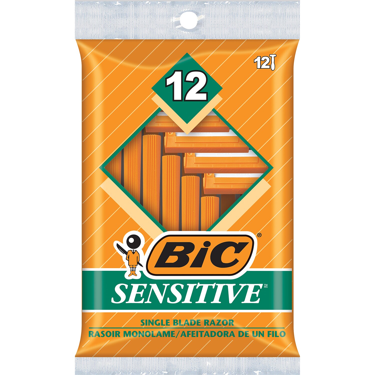 BiC Sensitive Single Blade Razors