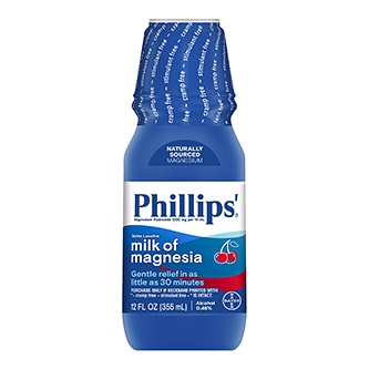 Phillips' Milk of Magnesia Liquid Laxative, Wild Cherry