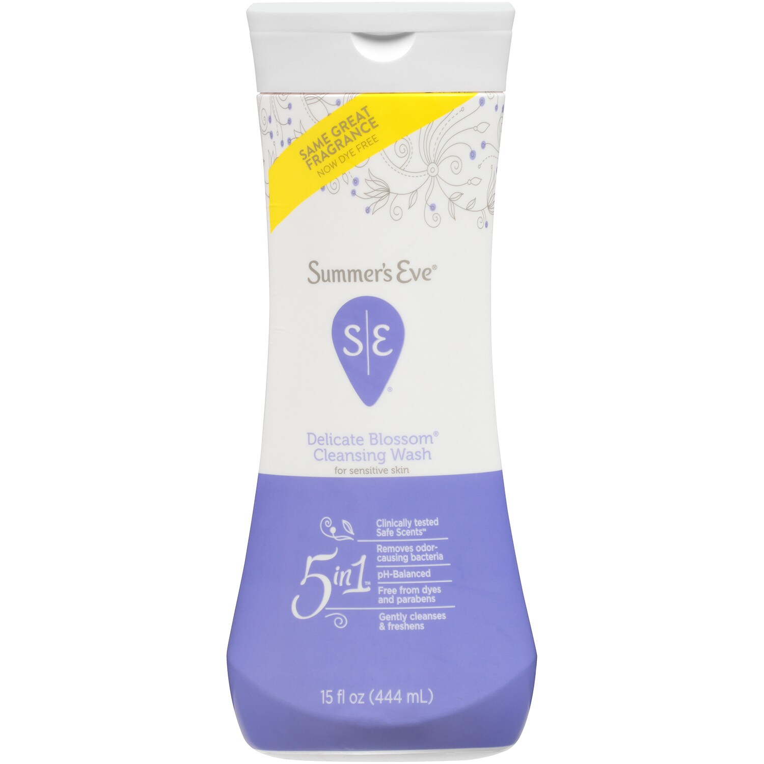 Summer's Eve 5 in 1 Cleansing Wash, Delicate Blossom
