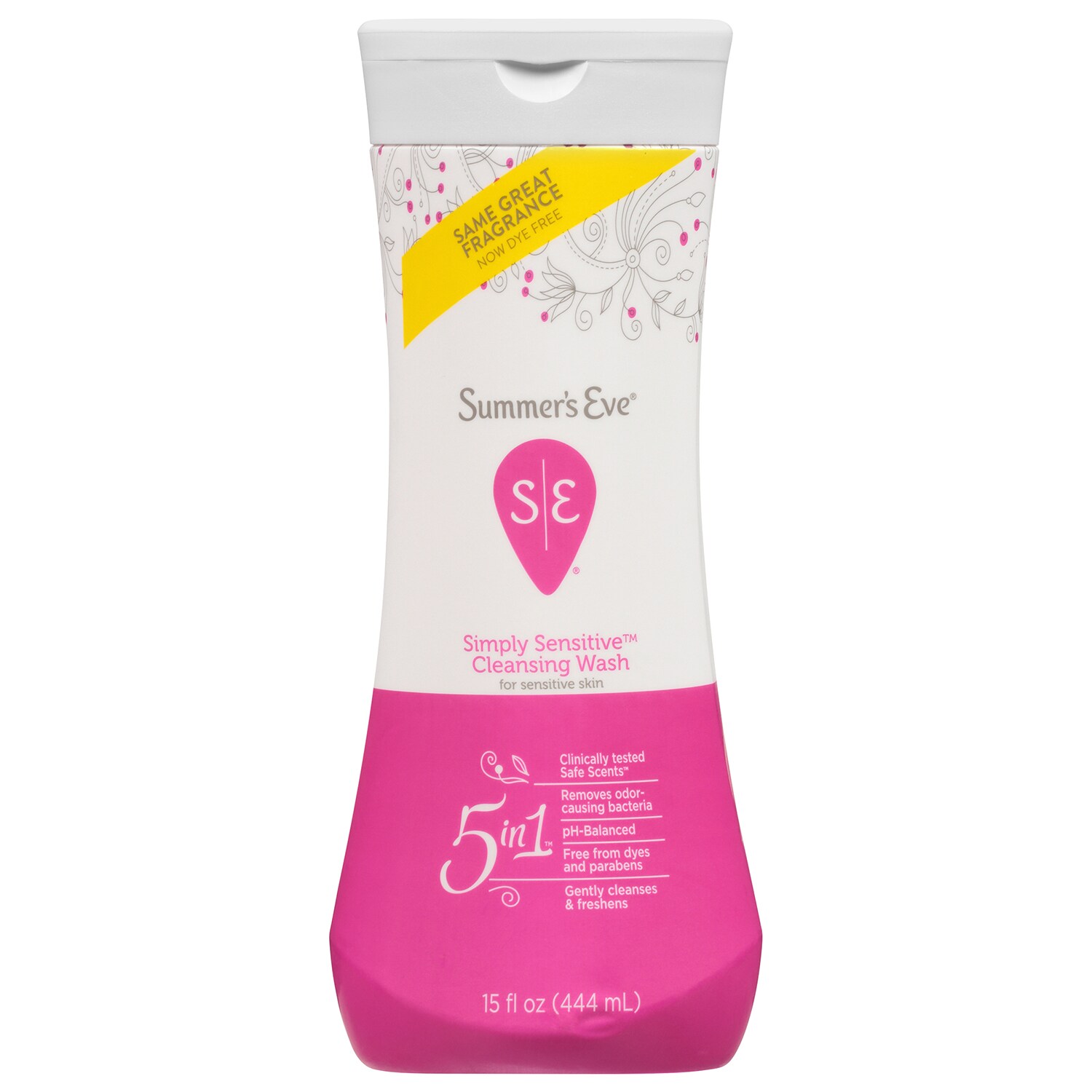 Summer's Eve 5 in 1 Cleansing Wash, Simply Sensitive
