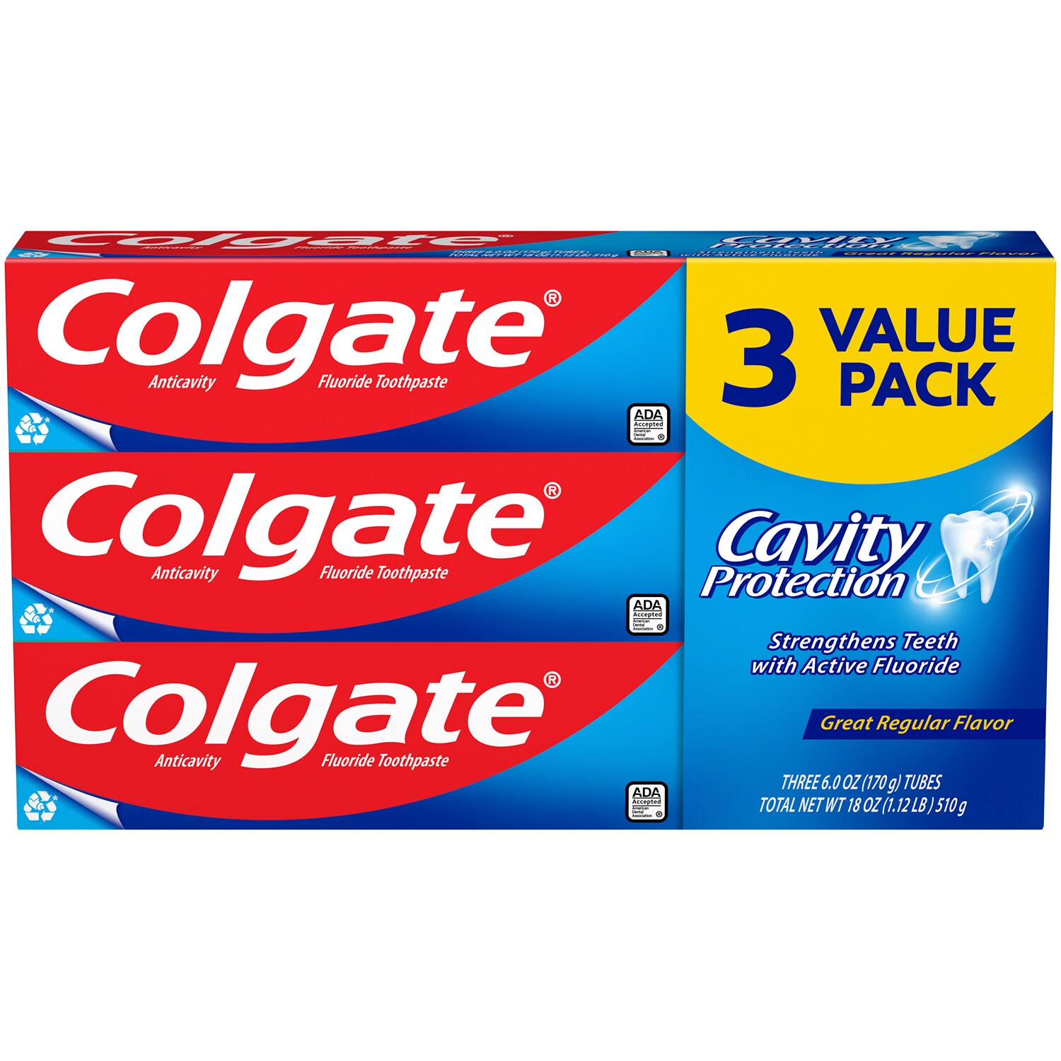 Colgate Cavity Protection Toothpaste Value Pack