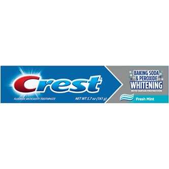 Crest Baking Soda & Peroxide Whitening Toothpaste, Fresh Mint