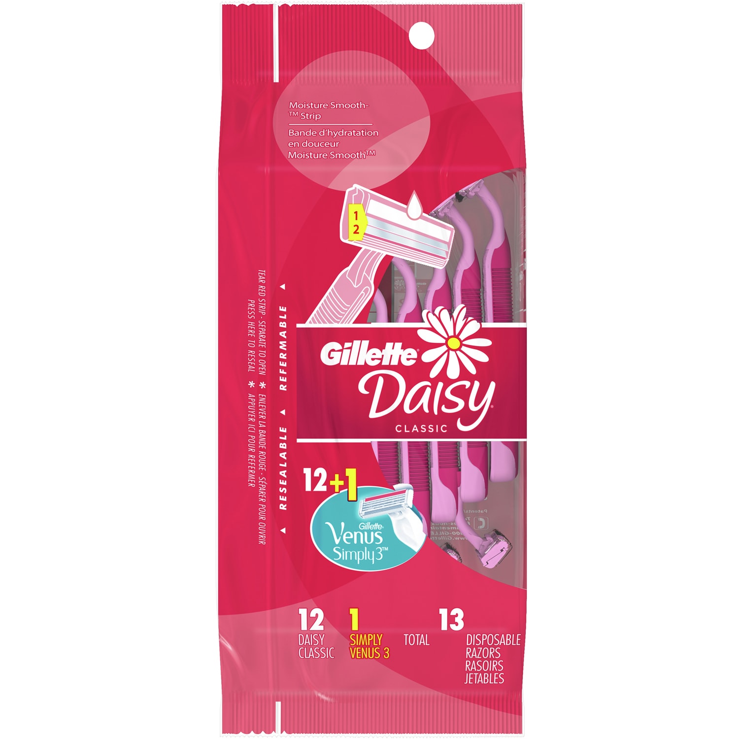 Gillette Daisy Classic Disposable Razors