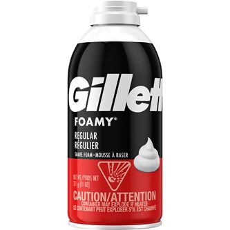 Gillette Foamy Shave Foam, Regular