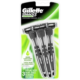 Gillette Mach3 Sensitive Disposable Razors