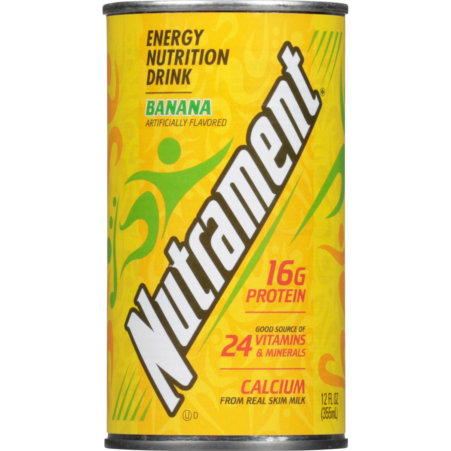 Nutrament Energy Nutrition Drink, Banana, Can