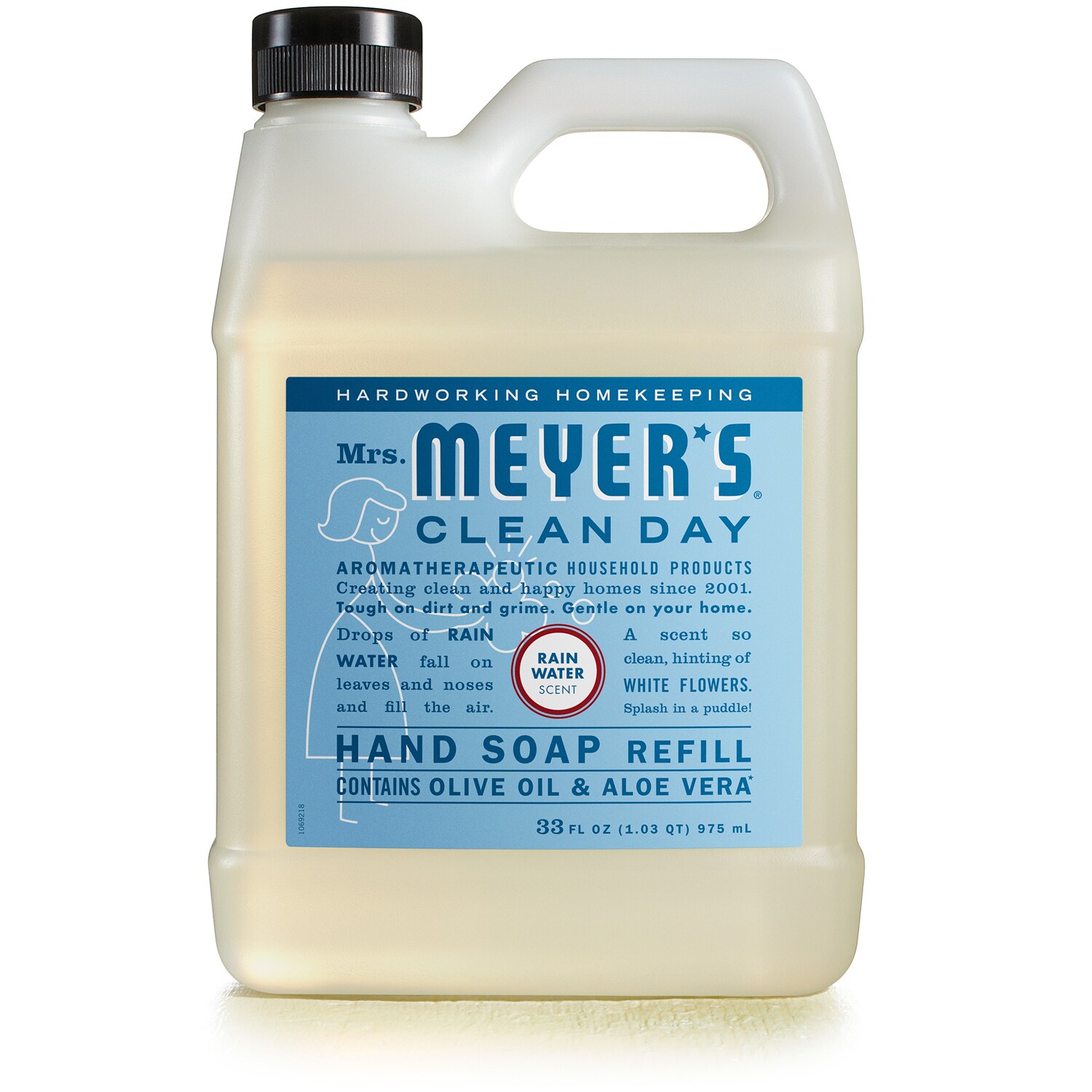 Mrs. Meyer's Clean Day Liquid Hand Soap Refill, Rain Water