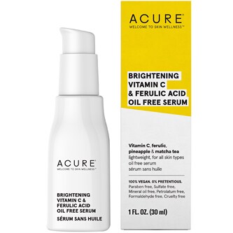Acure Brightening Vitamin C & Ferulic Acid Oil Free Serum
