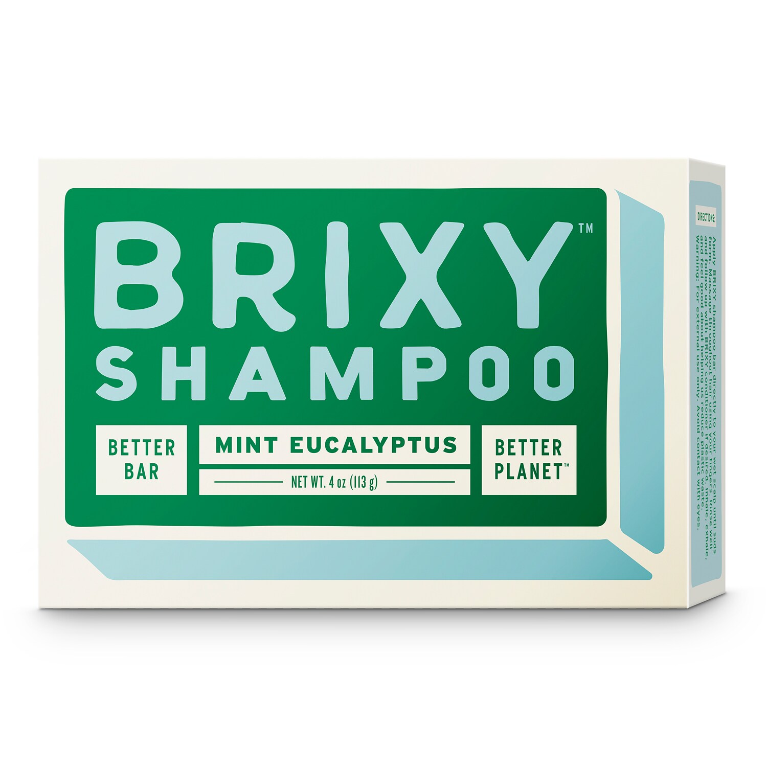 BRIXY Shampoo Bar, Mint Eucalyptus | FreshDirect