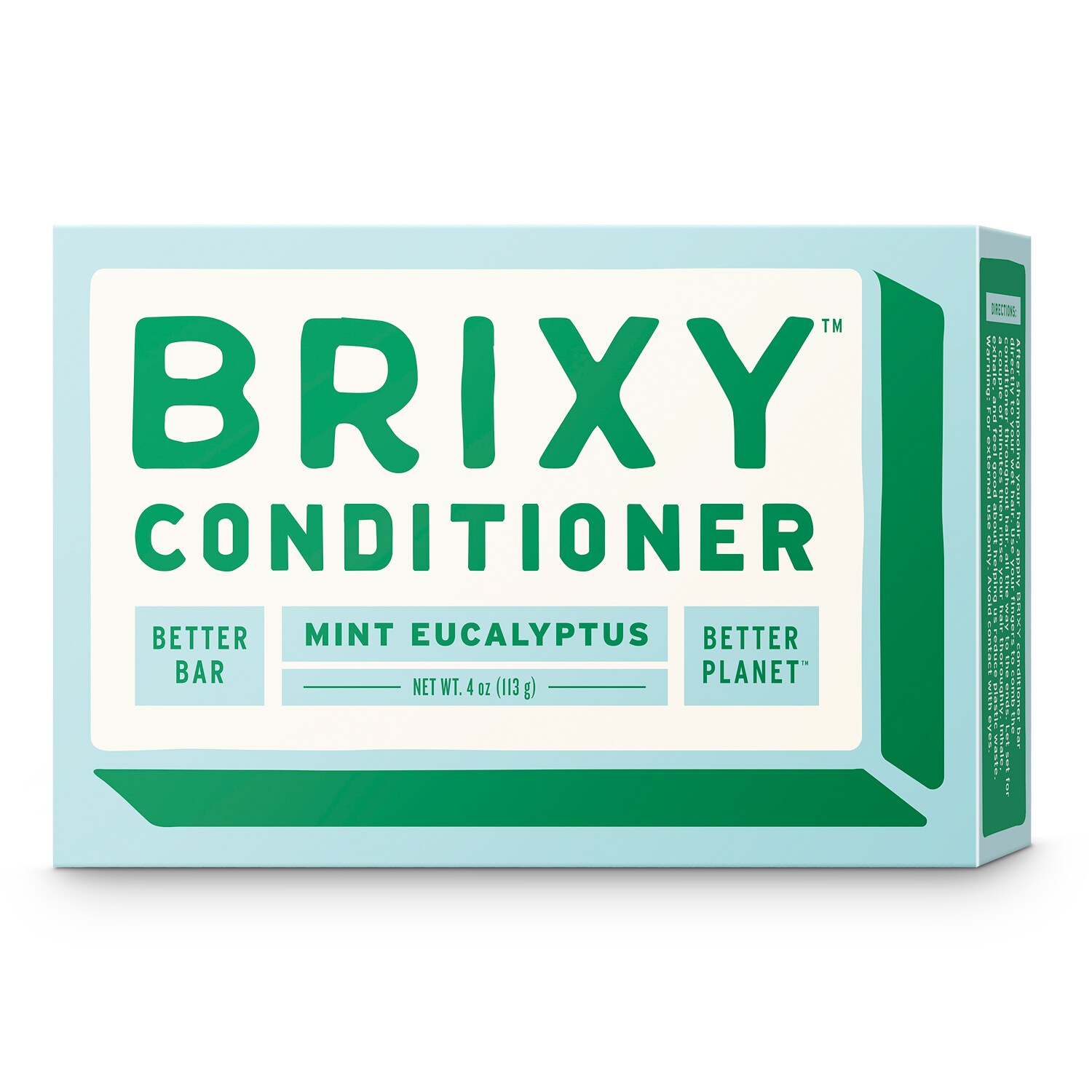 BRIXY Conditioner Bar, Mint Eucalyptus
