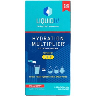 Liquid I.V. Hydration Multiplier Electrolyte Drink Mix, Strawberry