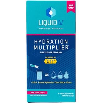 Liquid I.V. Hydration Multiplier Electrolyte Drink Mix, Passion Fruit