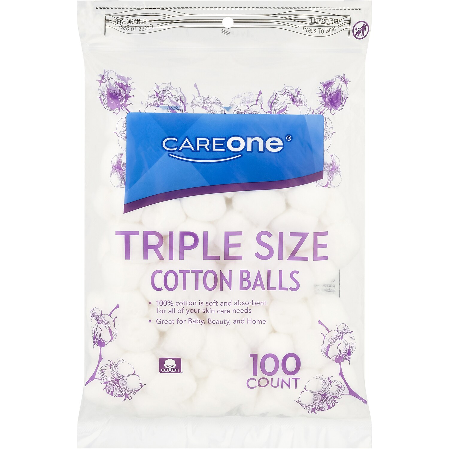 CareOne Triple Size Cotton Balls