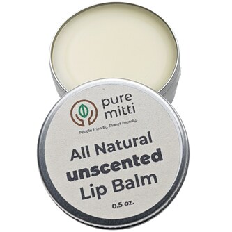 Pure Mitti All Natural Lip Balm, Unscented