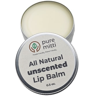 Pure Mitti All Natural Lip Balm, Unscented