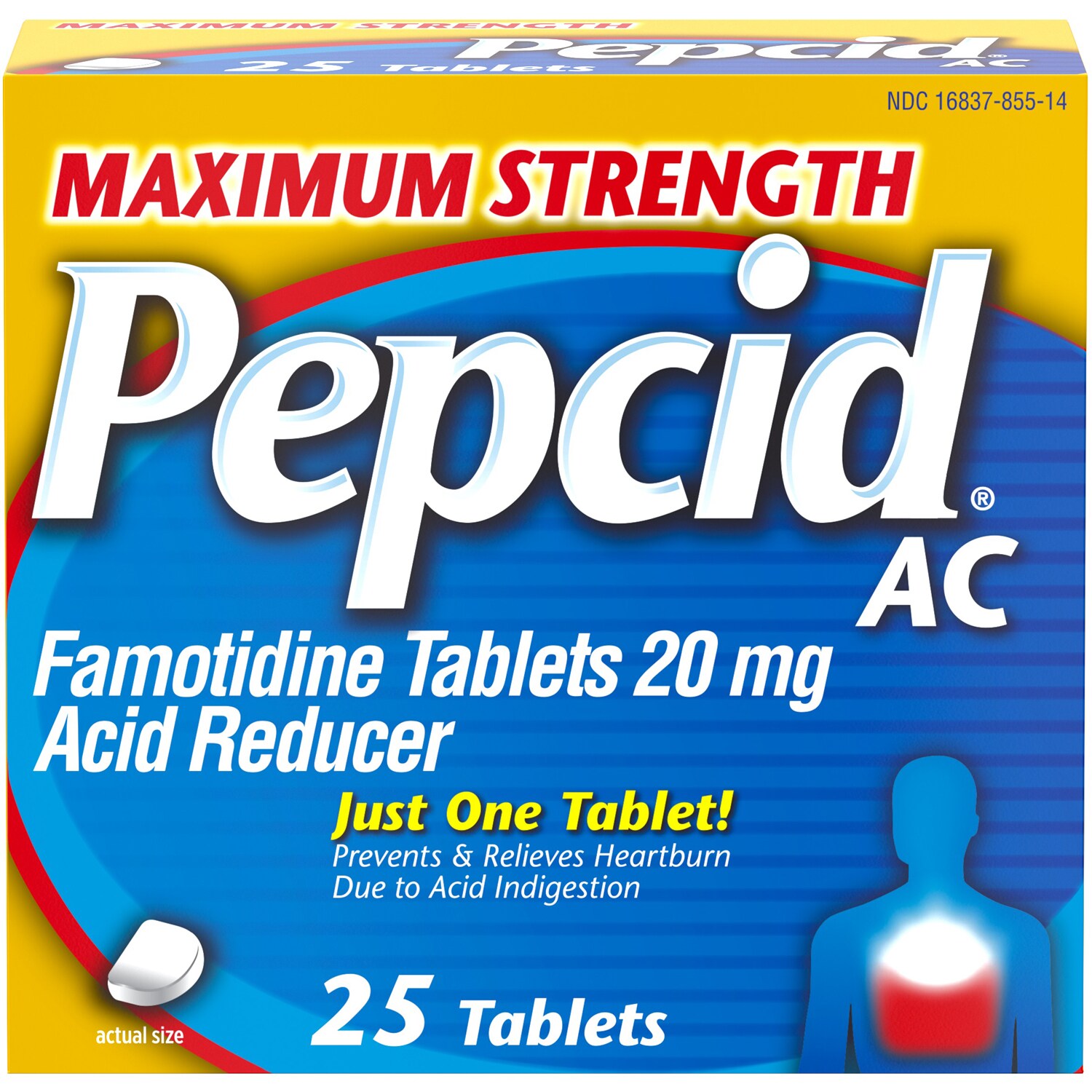 Pepcid AC Acid Reducer Tablets, Maximum Strength