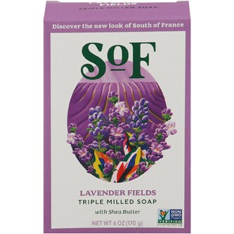 South of France Milled Bar Soap, Lavender 