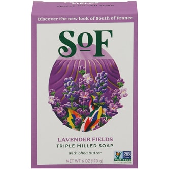 South of France Milled Bar Soap, Lavender