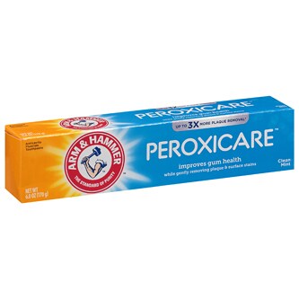 Arm & Hammer PeroxiCare Baking Soda and Peroxide Toothpaste, Fresh Mint