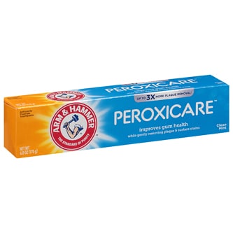 Arm & Hammer PeroxiCare Baking Soda and Peroxide Toothpaste, Fresh Mint