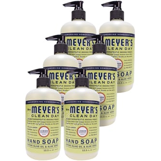 Mrs. Meyer's Clean Day Liquid Hand Soap, Lemon Verbena, Case