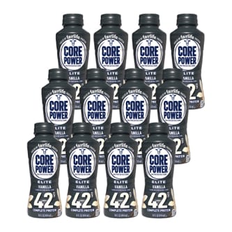 Core Power Elite High Protein Milk Shake, Vanilla, Plastic Bottle, Case