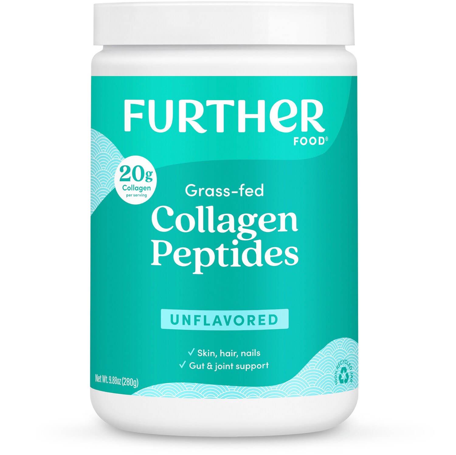 Further Food Grass-Fed Collagen Peptides Powder, Unflavored