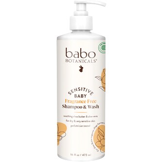 Babo Botanicals Sensitive Baby Fragrance Free Shampoo & Wash