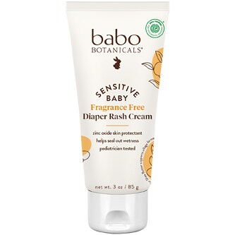 Babo Botanicals Sensitive Baby Fragrance Free Diaper Rash Cream