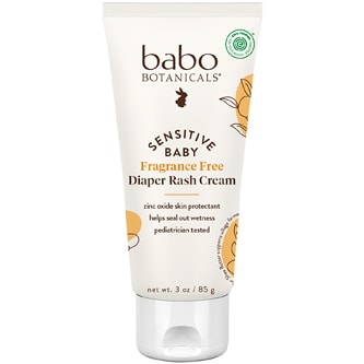 Babo Botanicals Sensitive Baby Fragrance Free Diaper Rash Cream