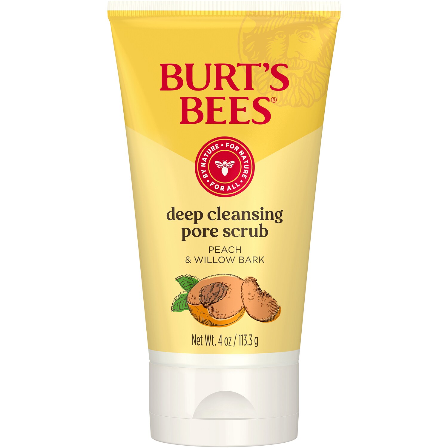 Burt's Bees Deep Cleansing Pore Scrub with Peach and Willow Bark