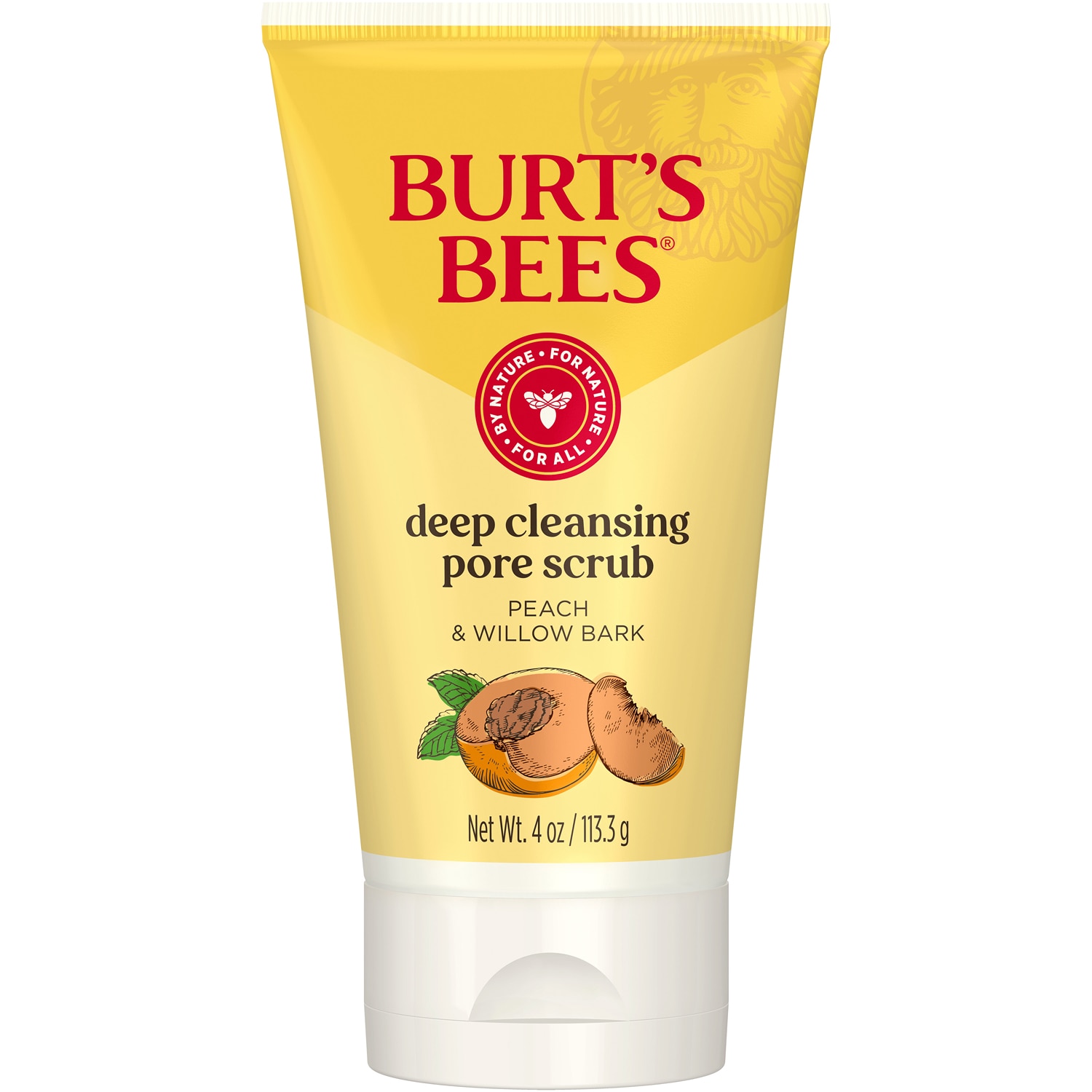 Burt's Bees Deep Cleansing Pore Scrub with Peach and Willow Bark