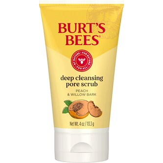 Burt's Bees Deep Pore Facial Scrub, Peach & Willow Bark