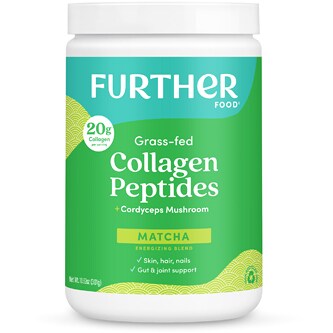 Further Food Grass-Fed Collagen Peptides Powder, Matcha