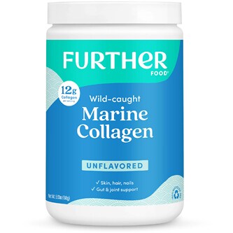 Further Food Wild-caught Marine Collagen Peptides Powder, Unflavored