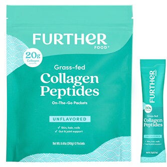 Further Food Collagen Peptides Powder Packets, Unflavored